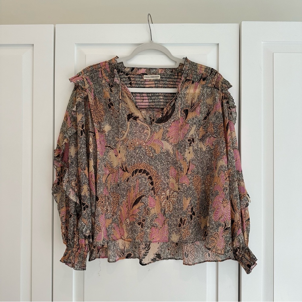 Ulla Johnson Printed Blouse